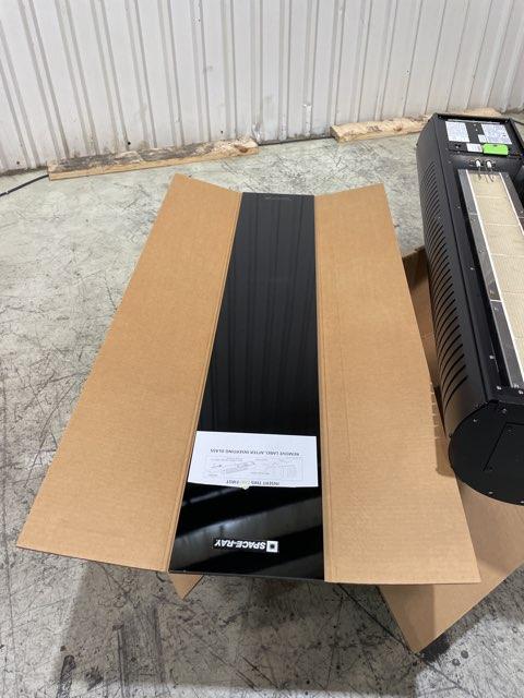 35,000 BTU Two-Stage Black Finished Propane Gas-Fired Infrared Patio Heater, 120/60/1
