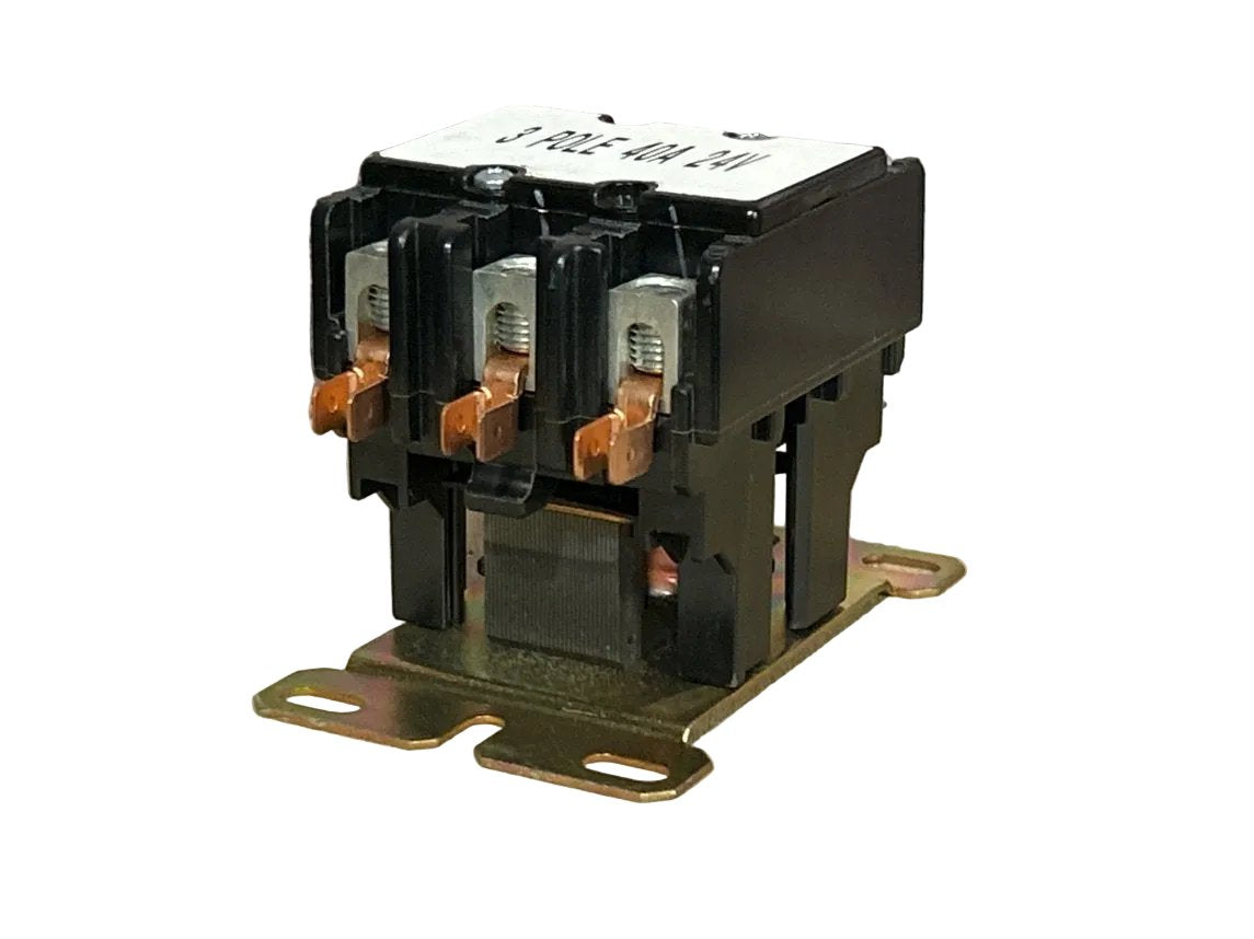 24 V, 50/60 Hz, 40 Amps 3 Pole Contactor