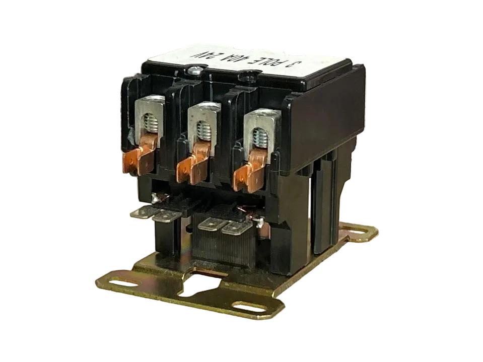 24 V, 50/60 Hz, 40 Amps 3 Pole Contactor