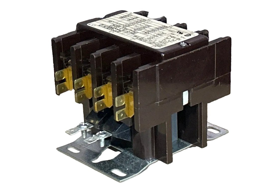 24 V, 50/60 Hz, 30 Amps 4 Pole Contactor