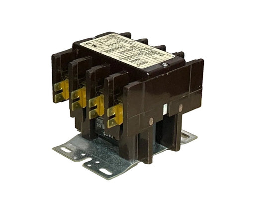 24 V, 50/60 Hz, 30 Amps 4 Pole Contactor