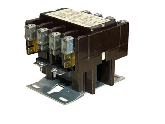 24 V, 50/60 Hz, 40 Amps 4 Pole Contactor