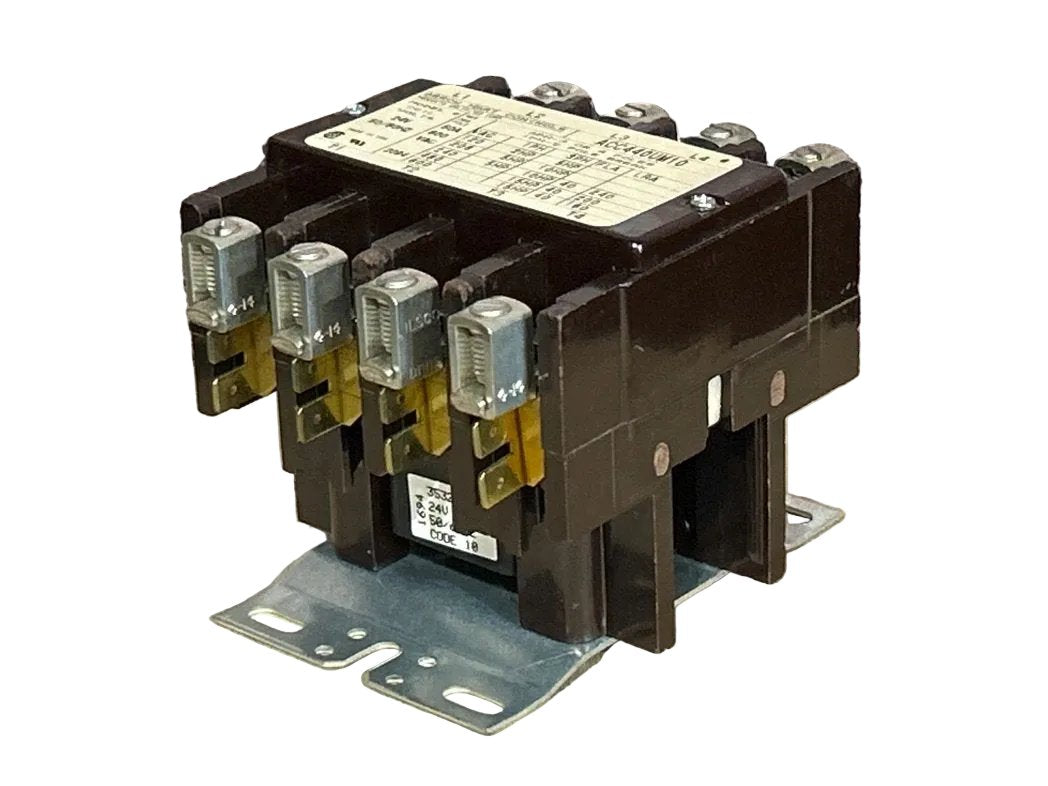 24 V, 50/60 Hz, 40 Amps 4 Pole Contactor