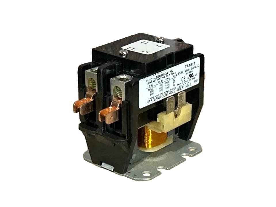 208/240 V, 50/60 Hz, 40 Amps 2 Pole Contactor