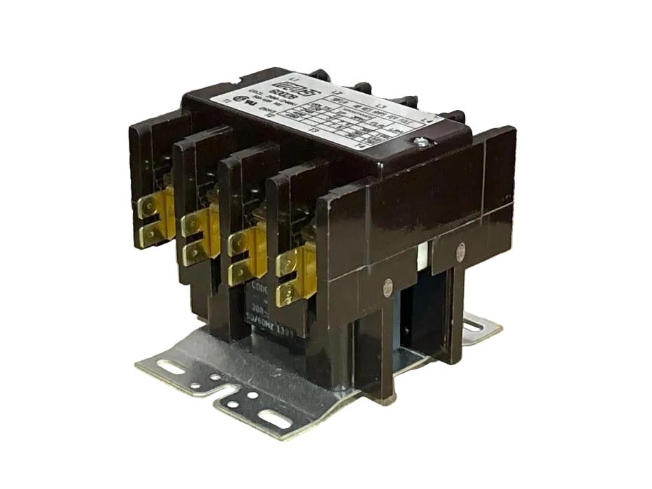 208/240 V, 50/60 Hz, 30 Amps 4 Pole Contactor