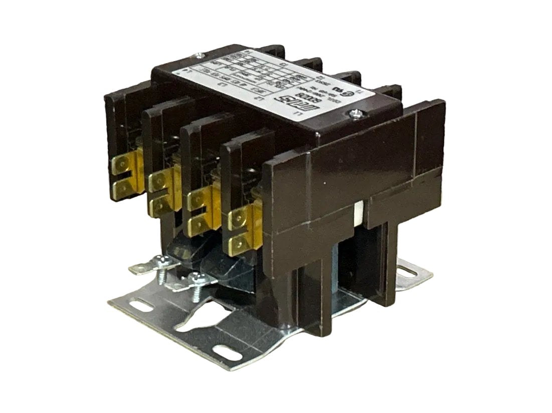 208/240 V, 50/60 Hz, 30 Amps 4 Pole Contactor