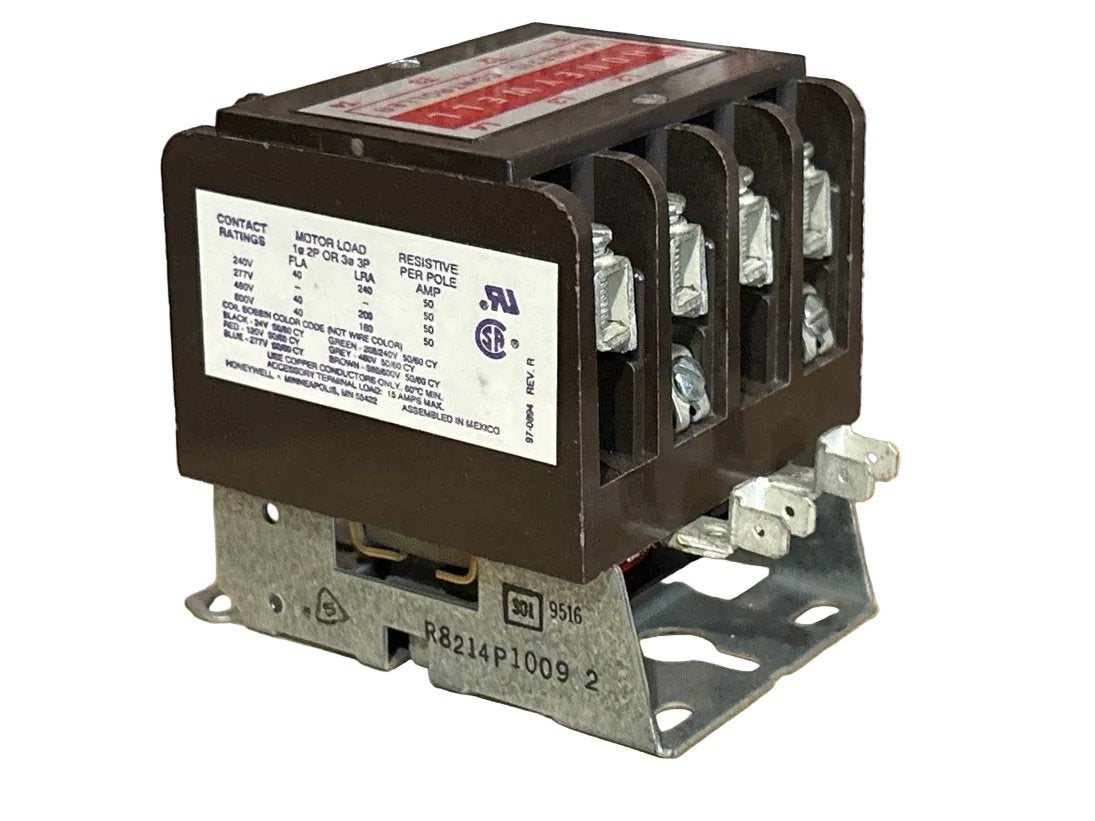 24 V, 50/60 Hz, 40 Amps 4 Pole Contactor