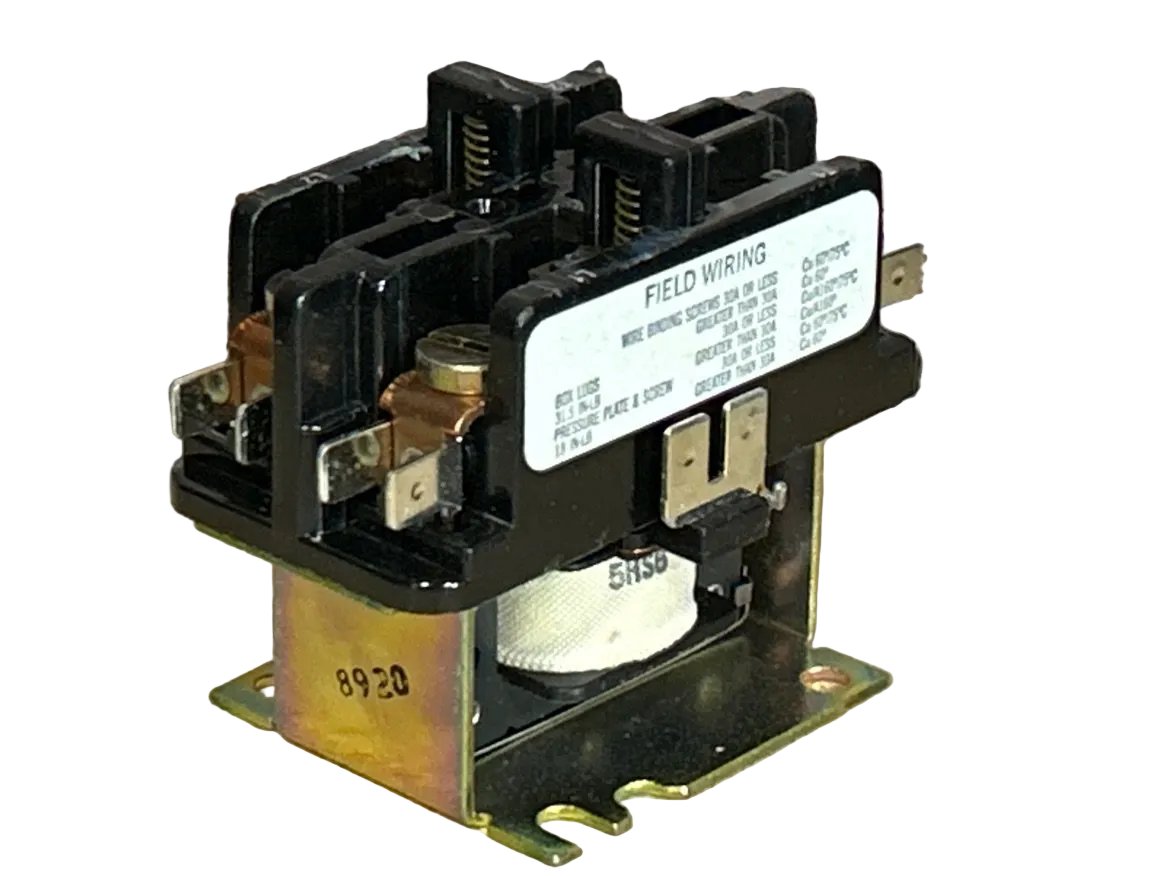 120 V, 50/60 Hz, 40 Amps 2 Pole Contactor