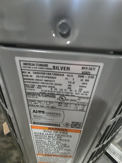 1.5 Ton Single-Stage Split-System Heat Pump 208-230/60/1 R454B 14.3 SEER