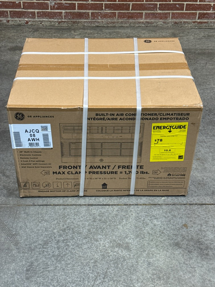 8,300 BTU Built-In Room Air Conditioner, 115/60/1, R-410A