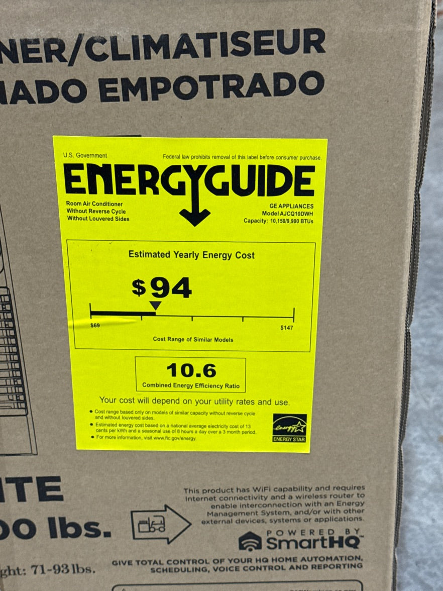 10,000 BTU Built-In Room Air Conditioner, 208-230/60/1, R-410A
