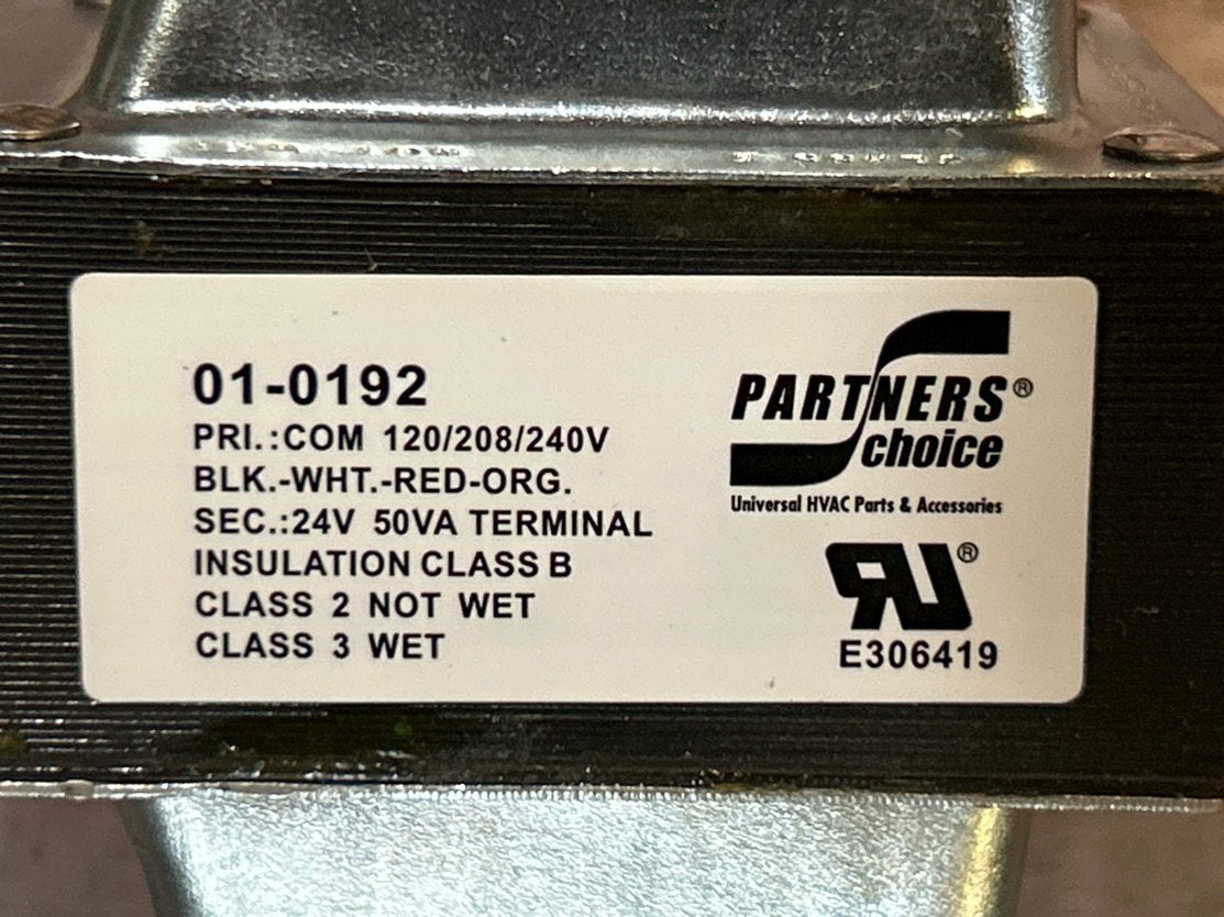 120/208/240/24 V, 50/60 Hz, 50VA Transformer