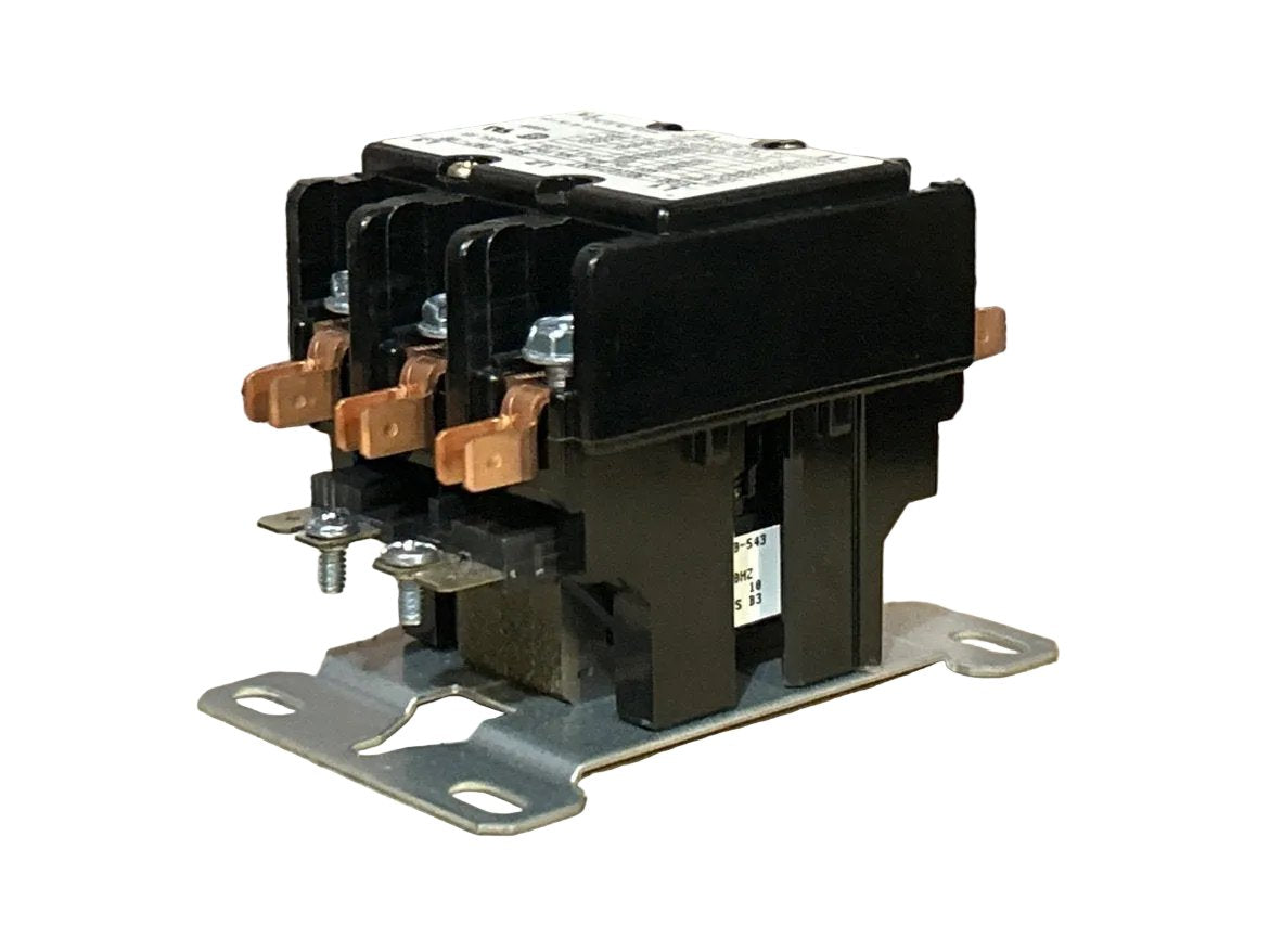 24 V, 50/60 Hz, 40 Amps 3 Pole Contactor