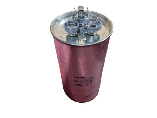 440 Vac, 70+7.5MFD 50/60 Hz, Round Capacitor