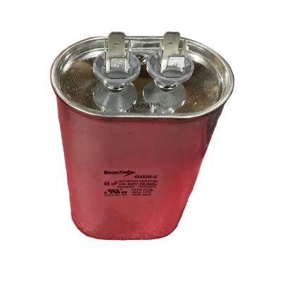 440 Vac, 45MFD 50/60 Hz, Oval Capacitor