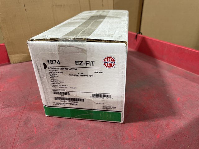 1/4 HP Fan Motor 208-230/60/1 825 Rpm 1 Speed