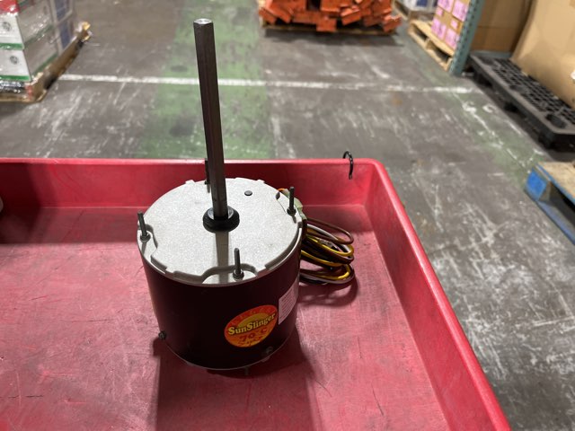 1/6 HP Fan Motor 208-230/60/1 1075 Rpm 1 Speed
