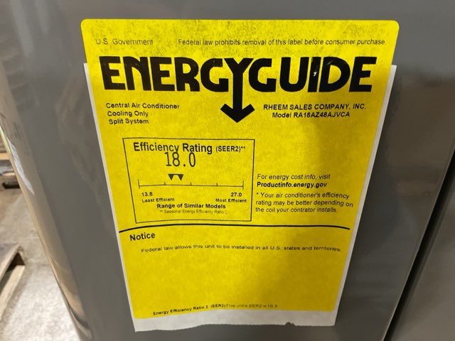 4 Ton Inverter Split-System Communicating Air Conditioner 208-230/60/1 R410A 18 SEER2