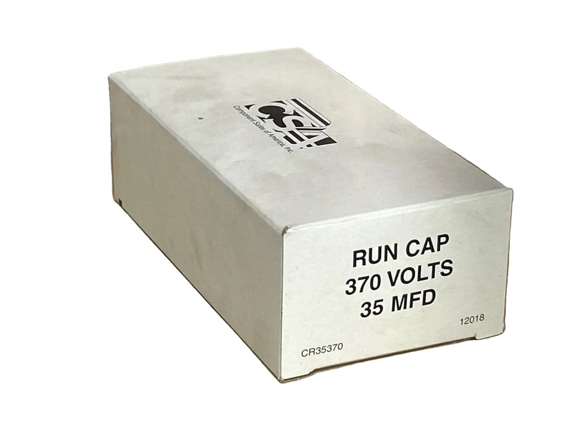 370 Vac, 35MFD 50/60 Hz, Oval Capacitor