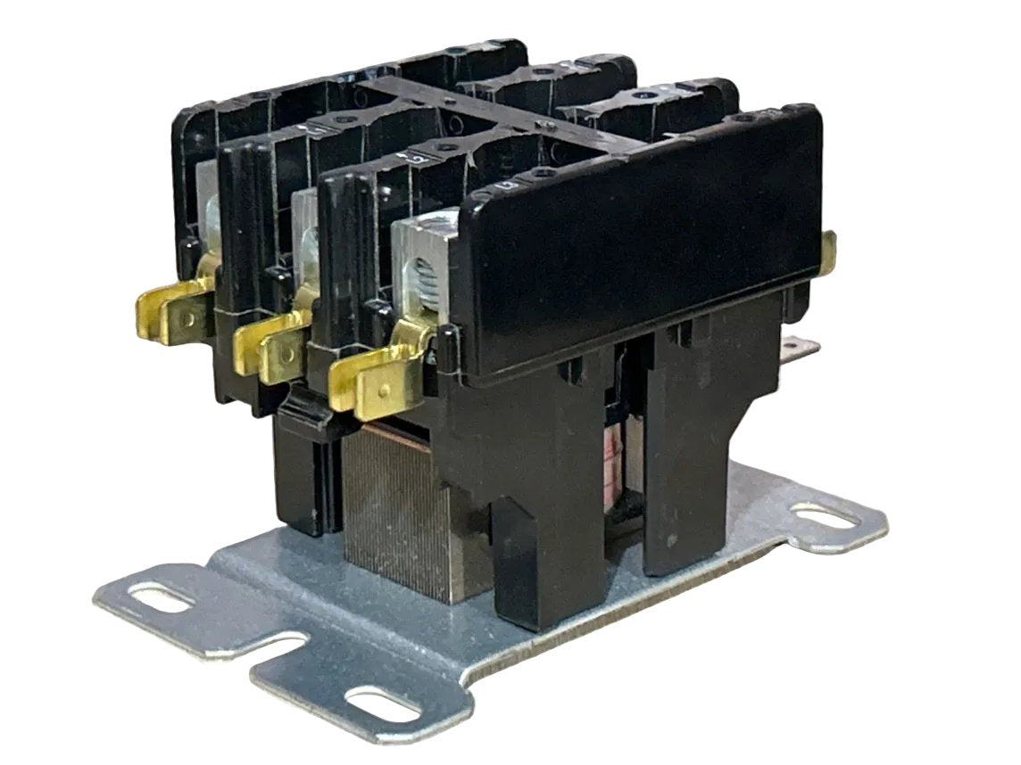 24 V, 50/60 Hz, 30 Amps 3 Pole Contactor