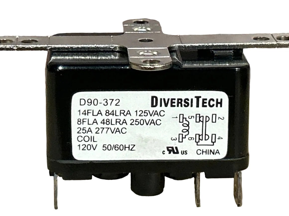 120 V, 50/60 Hz, 25 Amps, Relay