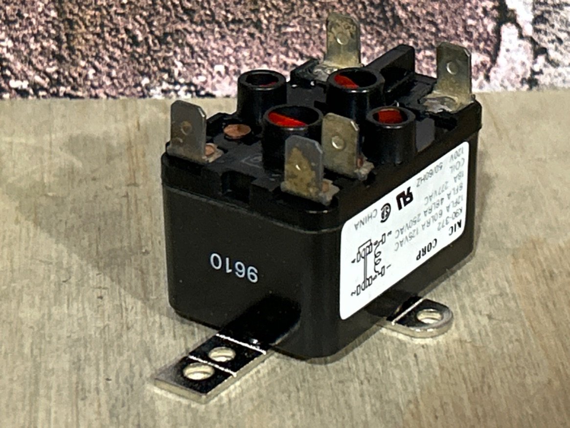 120 V, 50/60 Hz, 18 Amps, Relay