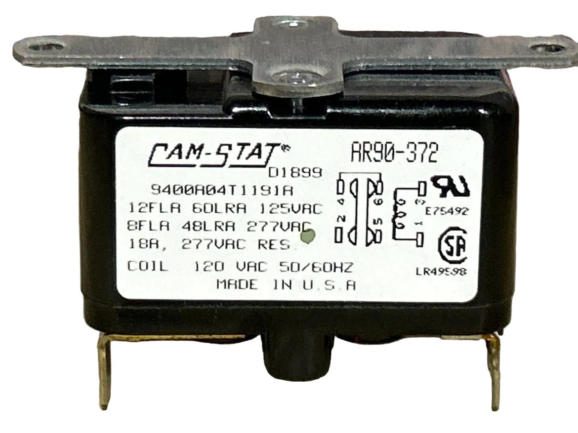 120 V, 50/60 Hz, 18 Amps, Relay