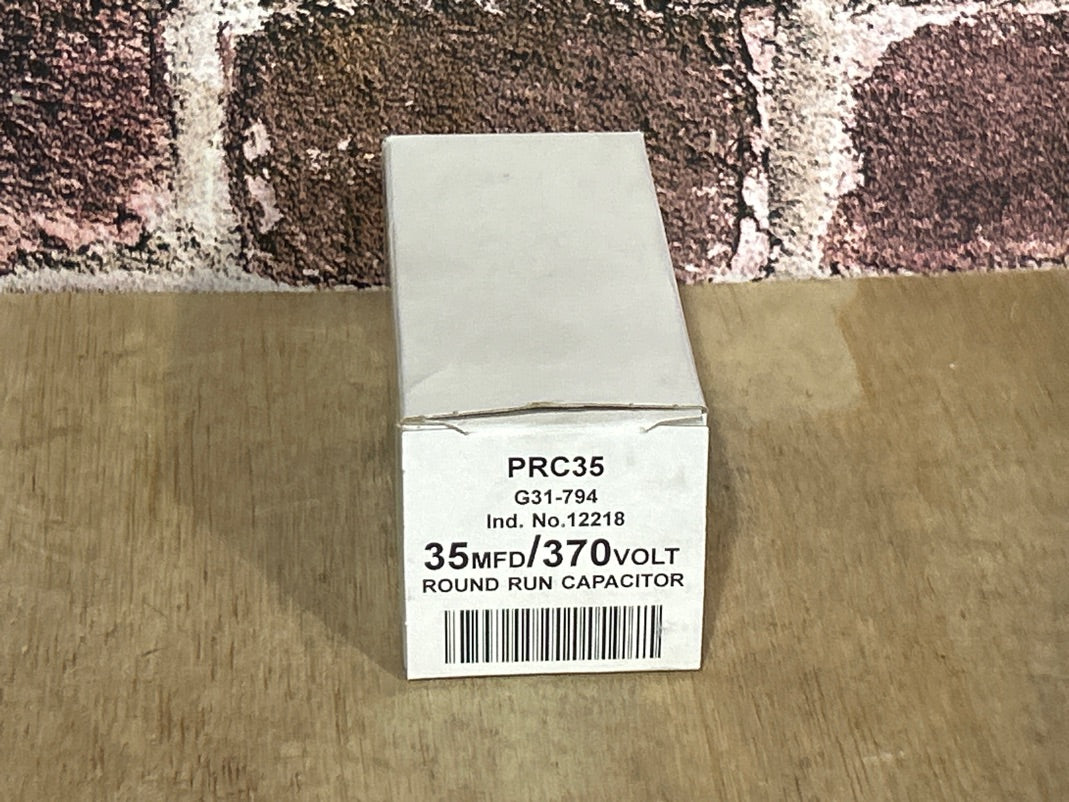 370 Vac, 35MFD 50/60 Hz, Round Capacitor