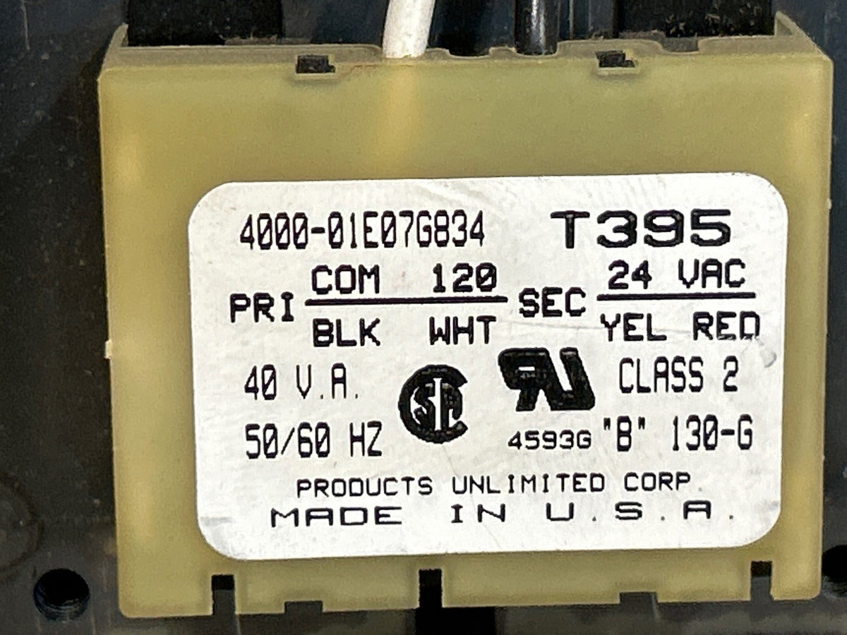 120/24 V, 50/60 Hz, 40VA Transformer
