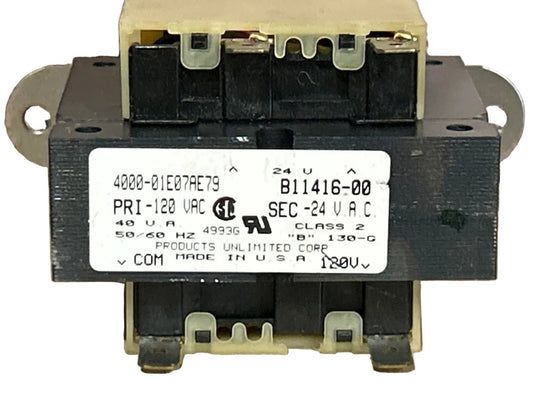 120/24 V, 50/60 Hz, 40VA Transformer