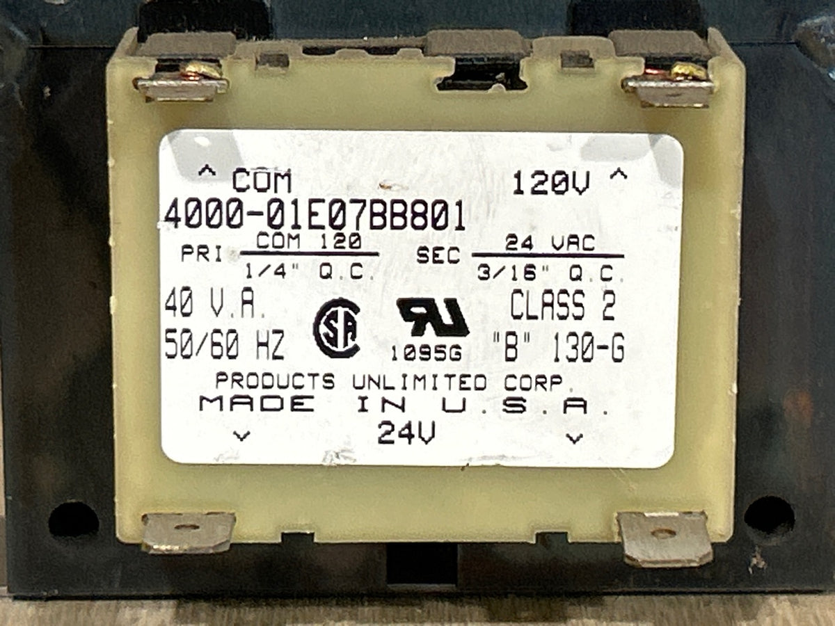 120/24 V, 50/60 Hz, 40VA Transformer