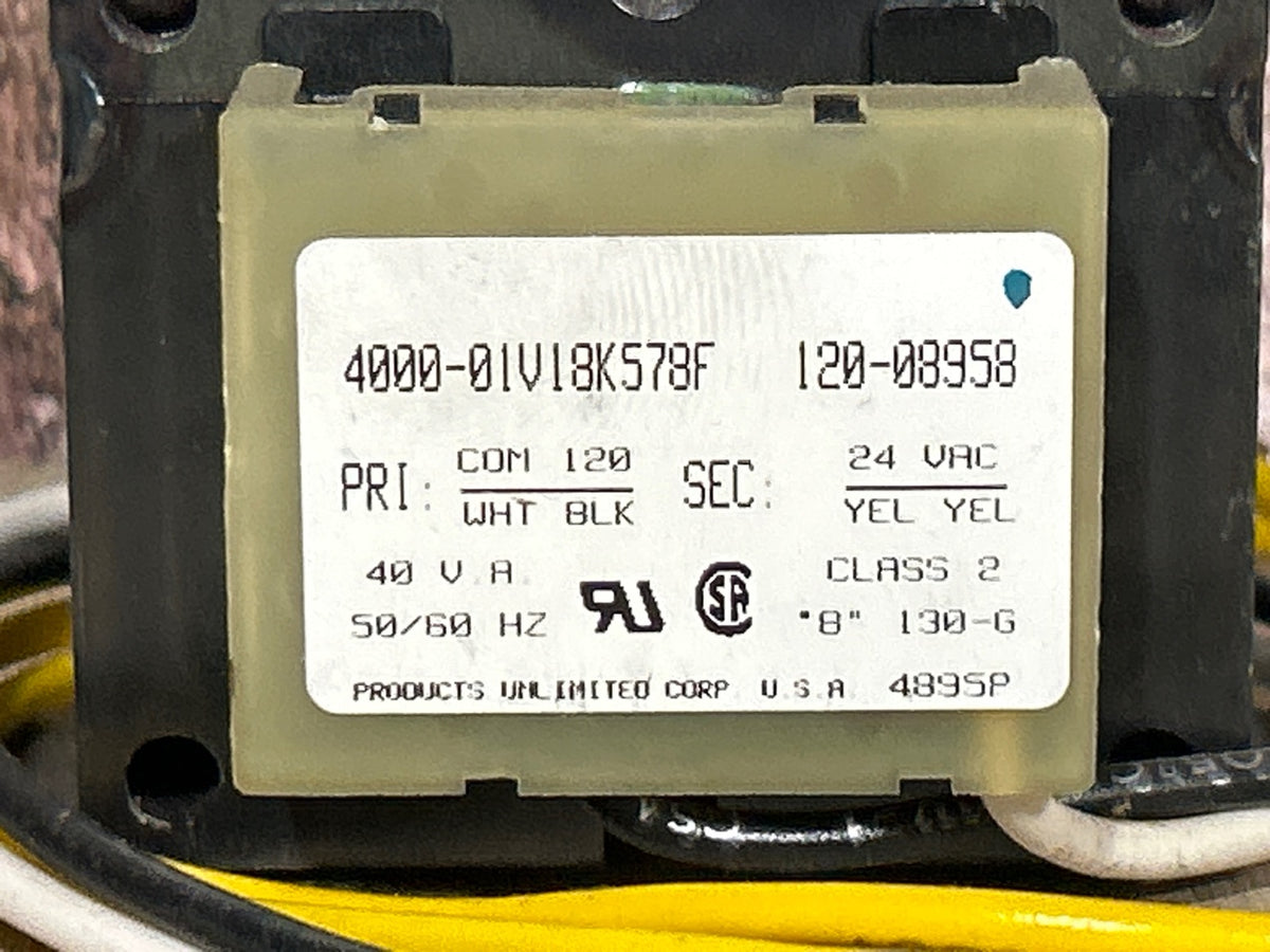 120/24 V, 50/60 Hz, 40VA Transformer