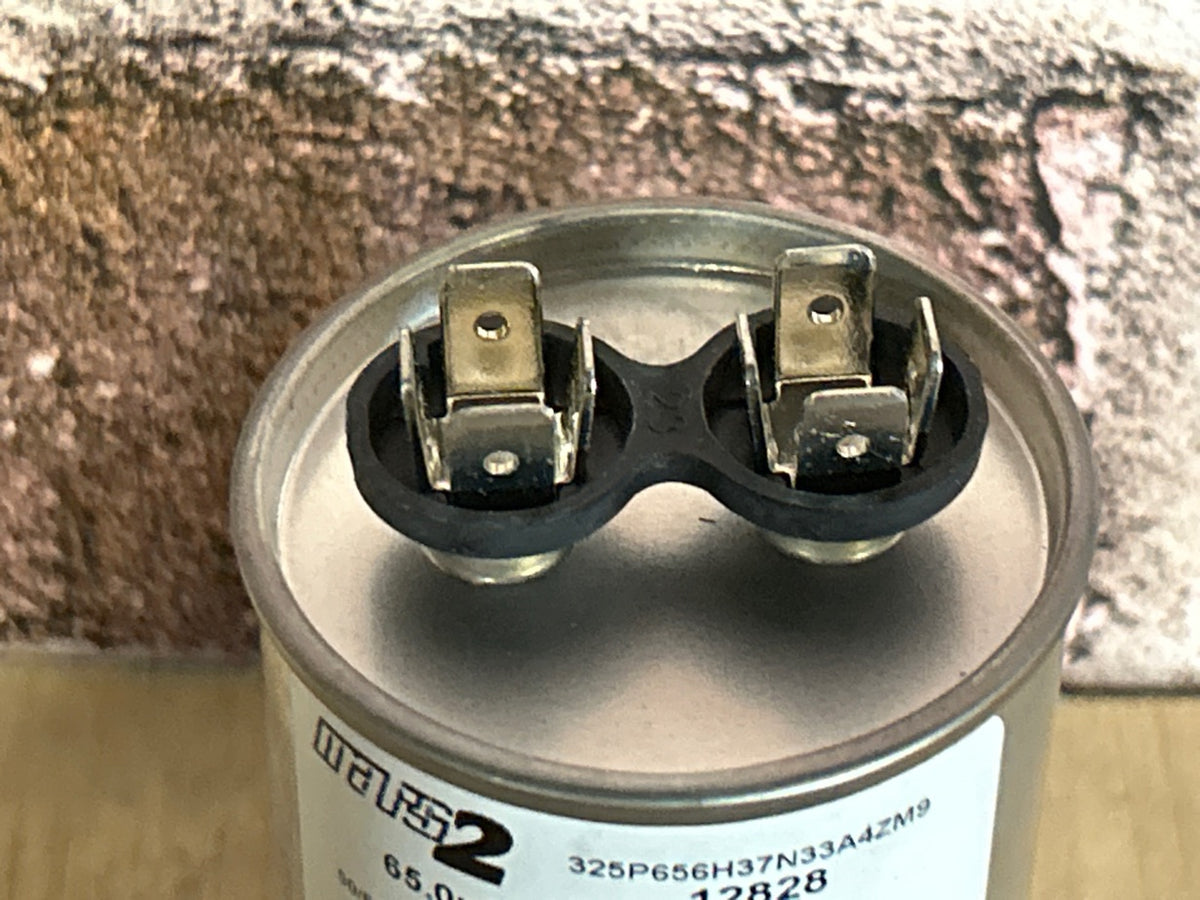 370 Vac, 65MFD 50/60 Hz, Round Capacitor