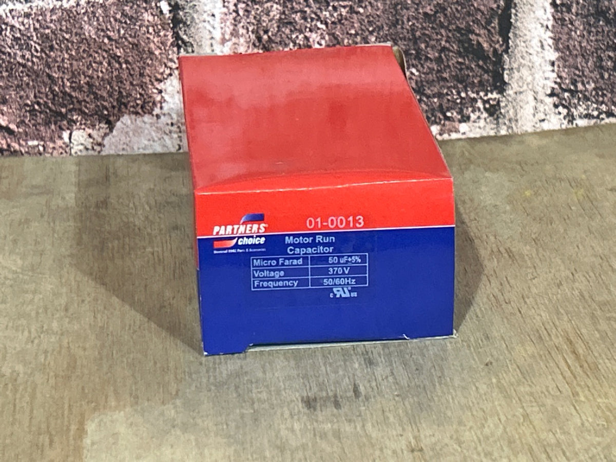 370 Vac, 50MFD 50/60 Hz, Oval Capacitor