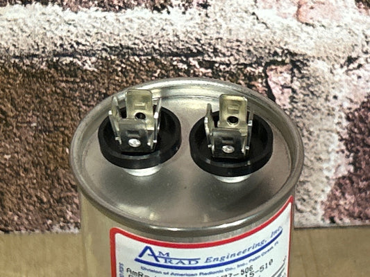 370 Vac, 50MFD 50/60 Hz, Round Capacitor