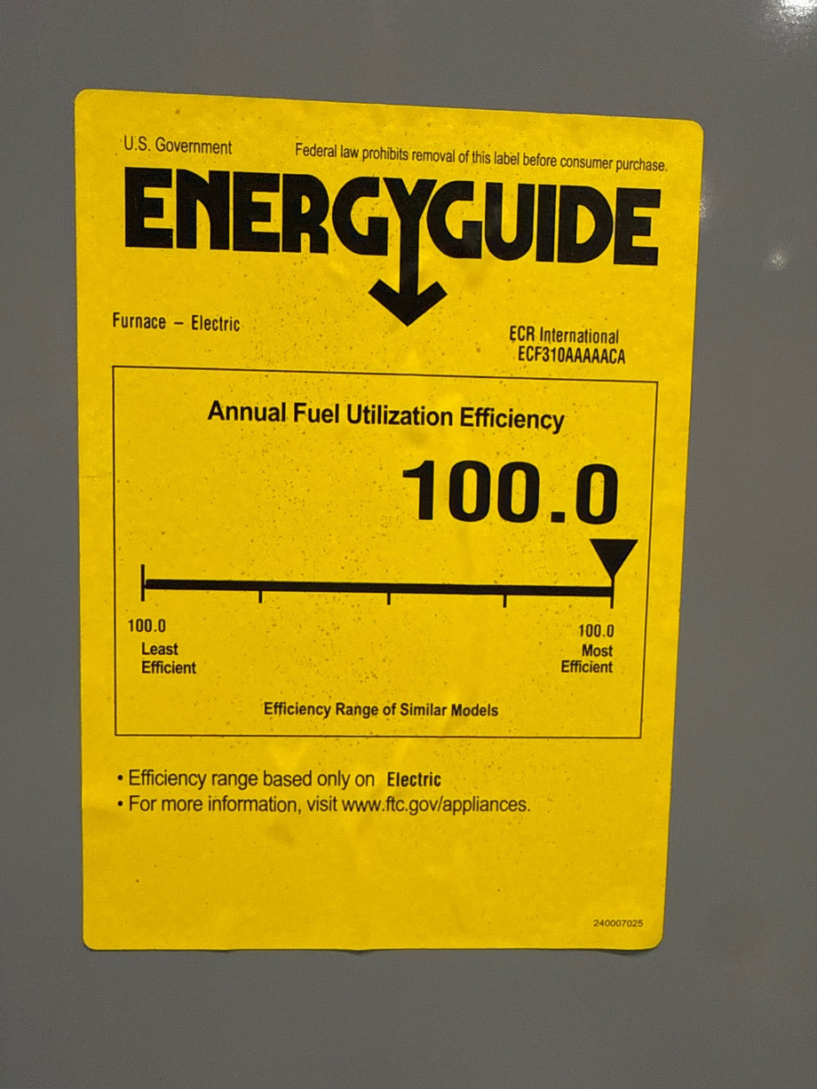 10 KW Multiposition PSC Multi Speed Electric Furnace 240/60/1 CFM: 1364