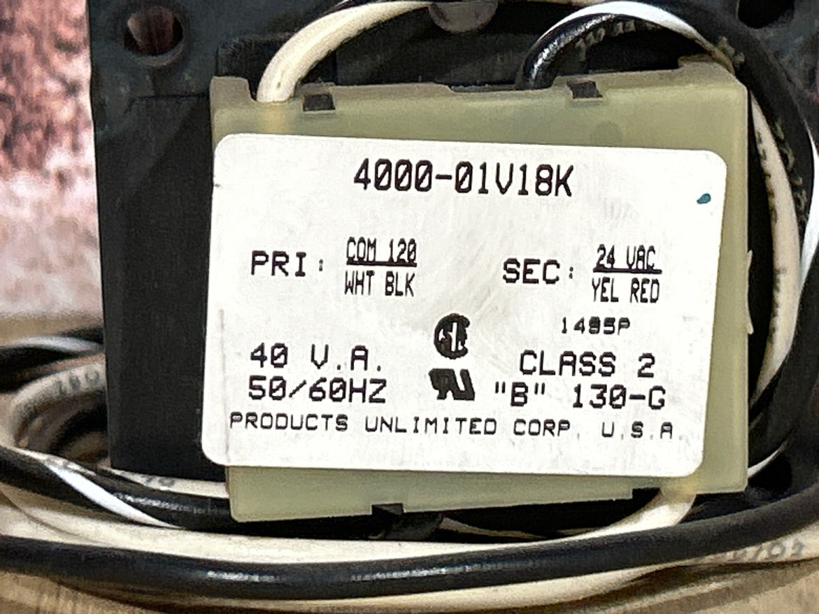 120/24 V, 50/60 Hz, 40VA Transformer