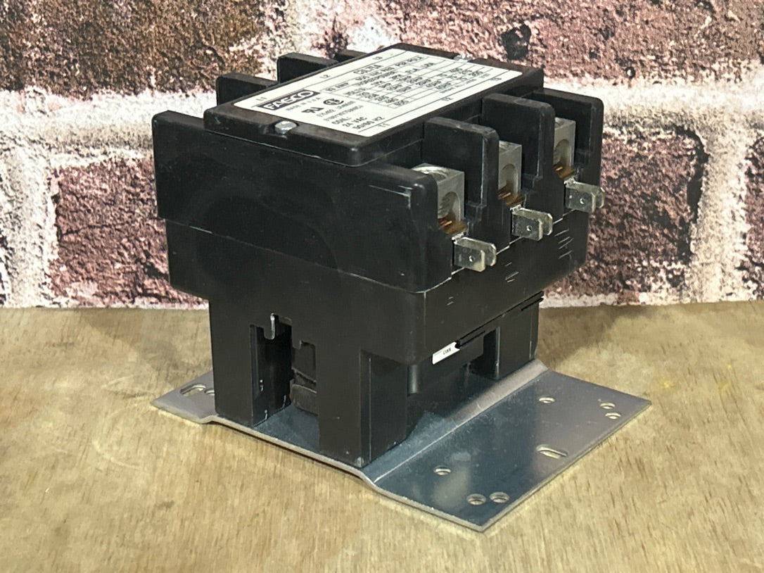 24 V, 50/60 Hz, 75 Amps 3 Pole Contactor