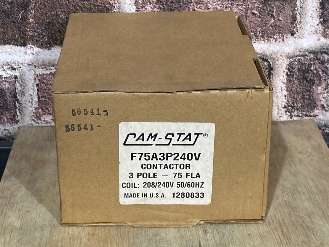 208/240 V, 50/60 Hz, 75 Amps 3 Pole Contactor