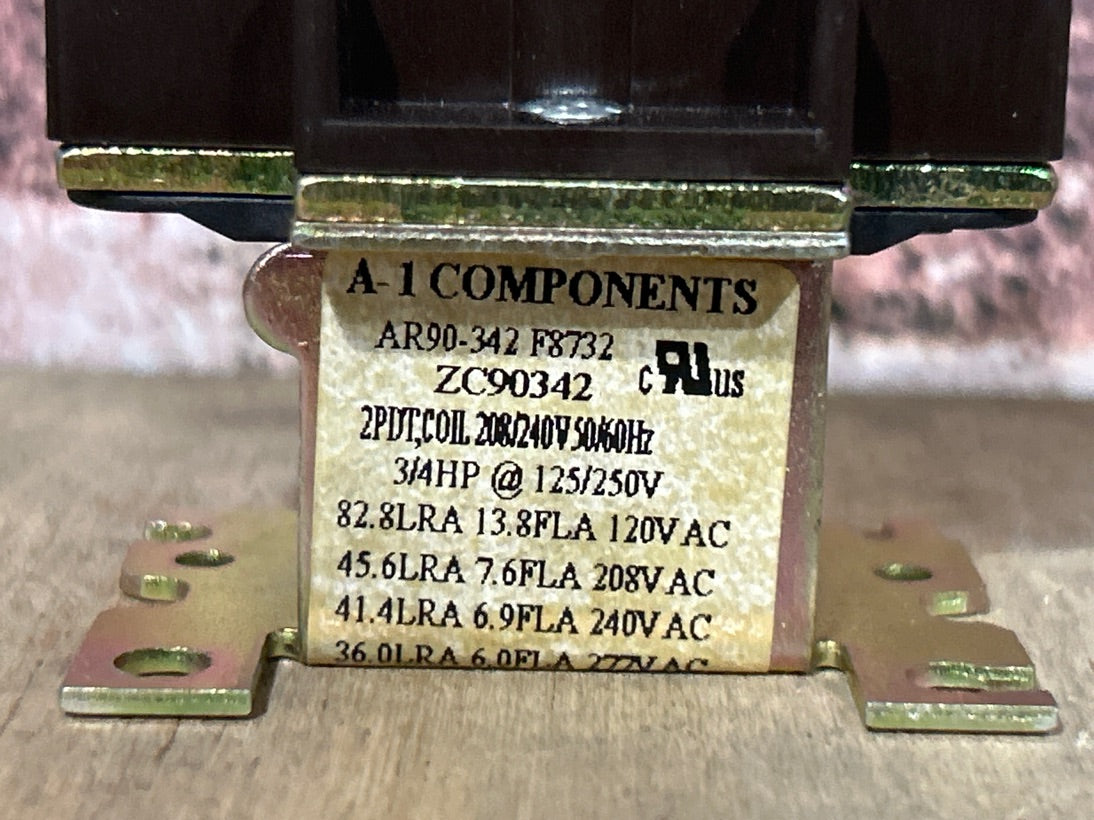 208/240 V, 50/60 Hz, Relay