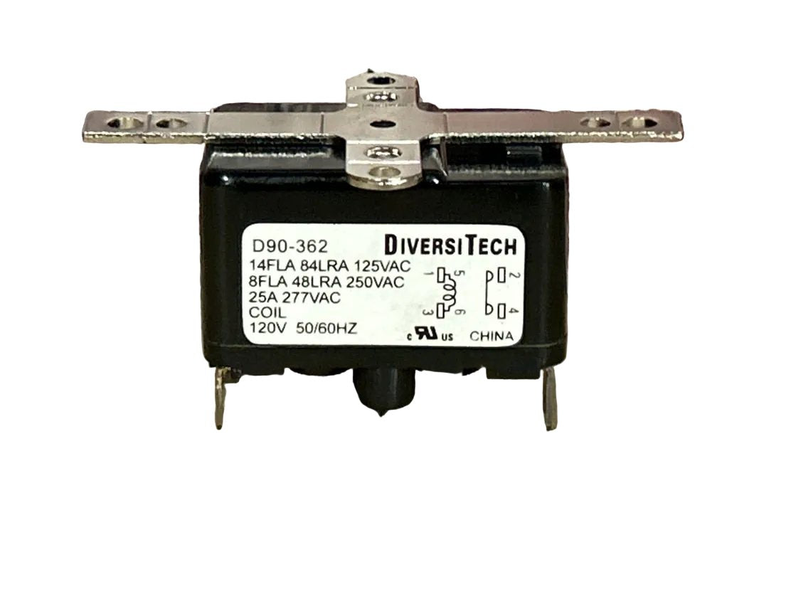 120 V, 50/60 Hz, 25 Amps, Relay