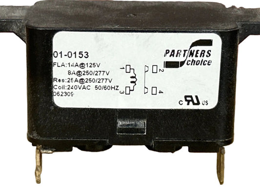 240 V, 50/60 Hz, 25 Amps, Relay