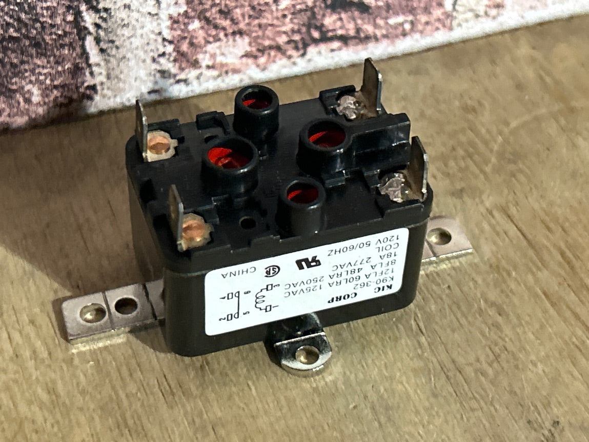 120 V, 50/60 Hz, 18 Amps, Relay