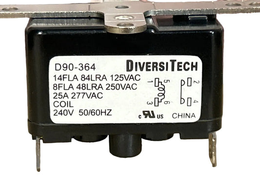 240 V, 50/60 Hz, 25 Amps, Relay