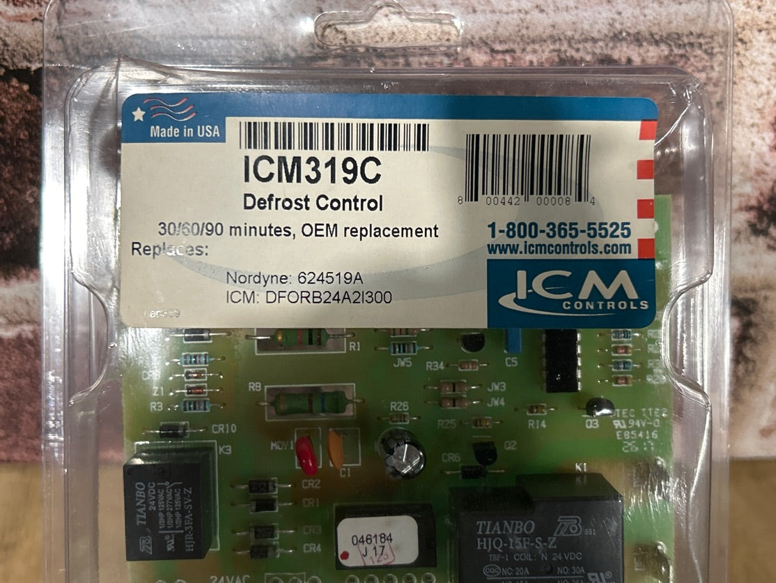 18-30V, 50/60Hz, 30/60/90 Minutes, Defrost Timer Control Board