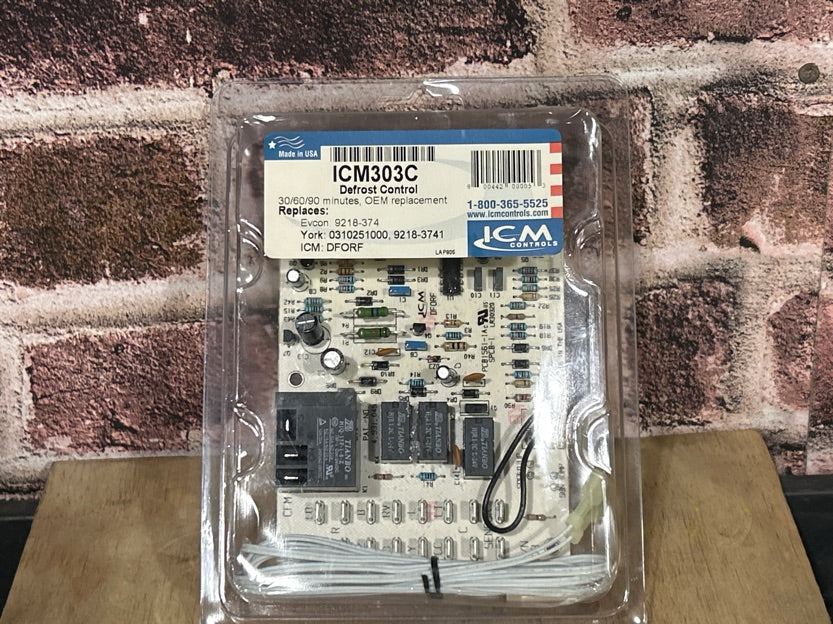 18-30V, 50/60Hz, 1 Amp, 30/60/90 Minutes, Defrost Timer Control Board