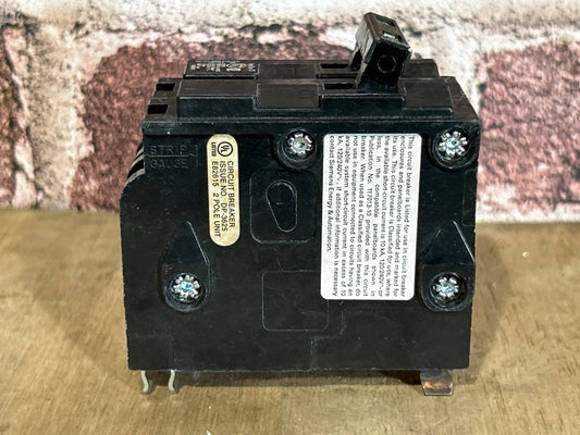 120/240V, 60Hz, 20A, 2 Pole Breaker