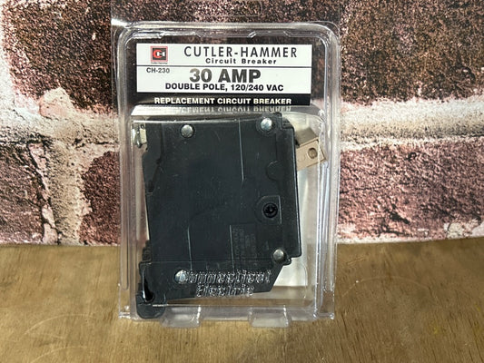 120/240V, 60Hz, 30A, 2 Pole Breaker