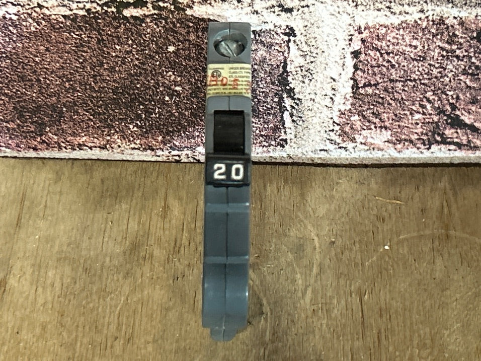120/240V, 60Hz, 20A, 1 Pole Breaker