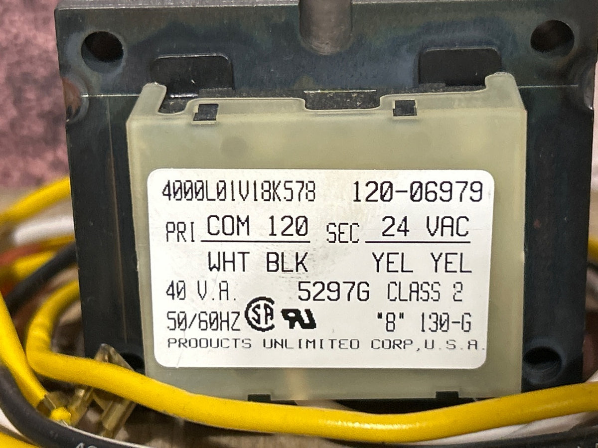120/24 V, 50/60 Hz, 40VA Transformer